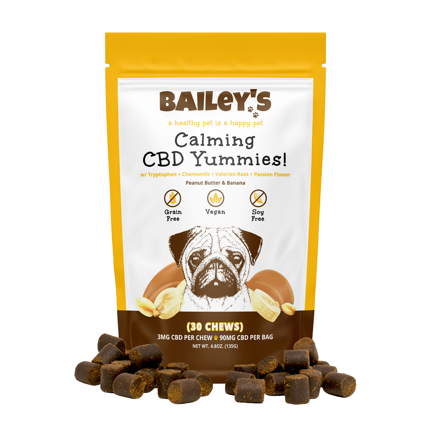 Dogs Calming Aid Tablets – Stress & Anxiety Relief