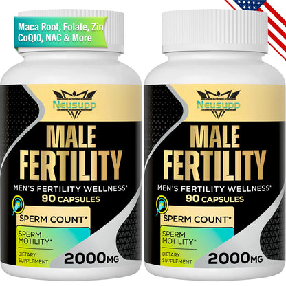 Fertility Supplements for Men – Male Prenatal Vitamins – 2 Months Supply.