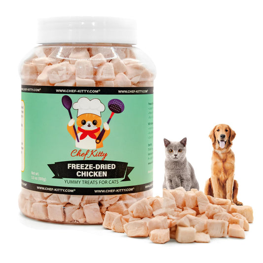 Freeze-Dried Chicken & Liver Cat Snacks – High-Protein Treats for Kittens & Cats