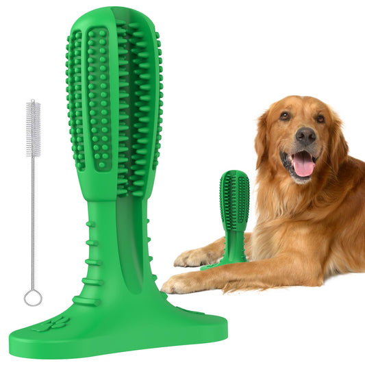 Dog Chew Toy – Rubber Toothbrush & Molar Stick for Dental Care