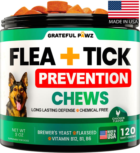 Flea & Tick Prevention Chewables for Dogs – Natural & Effective