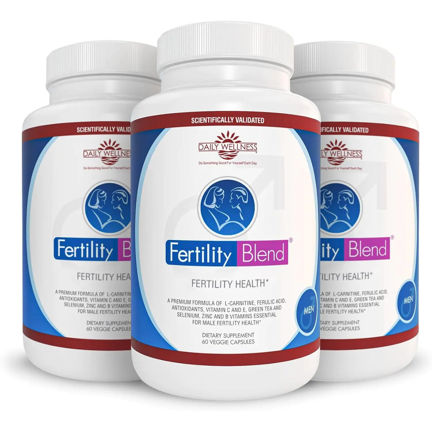 Fertility Blend Daily Wellness for Men – 60 Capsules (3 Pack)