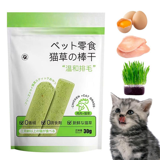 6PCS Cat Grass Teeth Grinding Stick