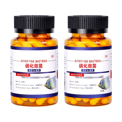 Nitrifying Bacteria Capsules – Aquarium Water Care (60 Count)
