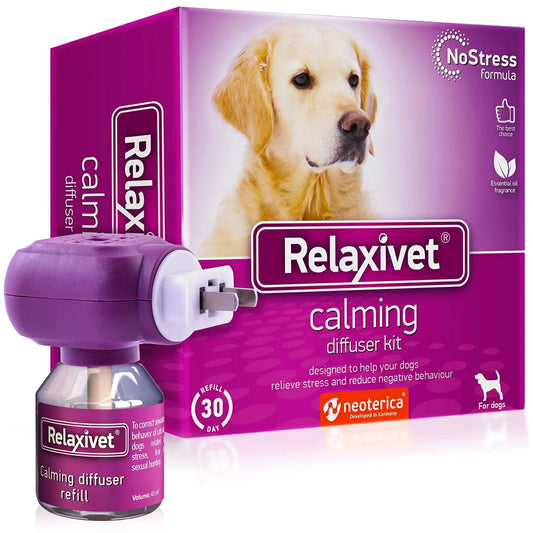 Calming Diffuser Kit for Dogs & Puppies – Anxiety Relief Pheromone, 30-Day Supply