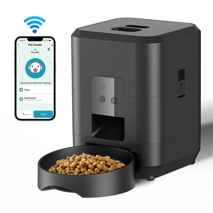 ROJECO Automatic Pet Feeder – Smart Food Dispenser for Cats & Dogs